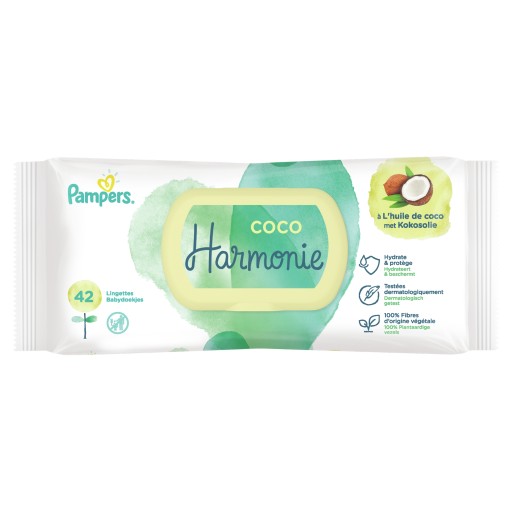 Pampers Harmonie Coco vlhčené obrúsky 42 ks.