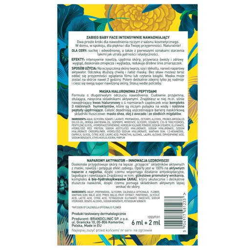 UZDROVISCO BABY OŠETRENIE TVÁRE NAWAD.8ML