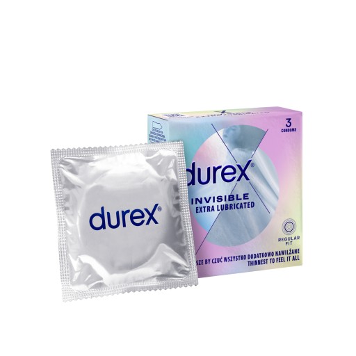 Durex Invisible Condómy 3 kusy