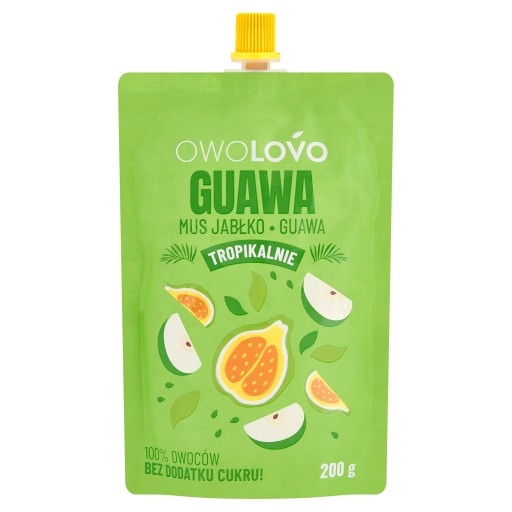 OWOLOVO OVOCNÁ PĚNA PRE DETI JABLKOVÁ GUAVA 200g