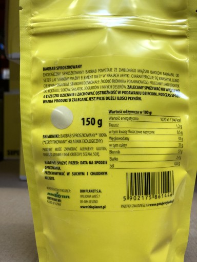 Baobab prášok BIO 150g