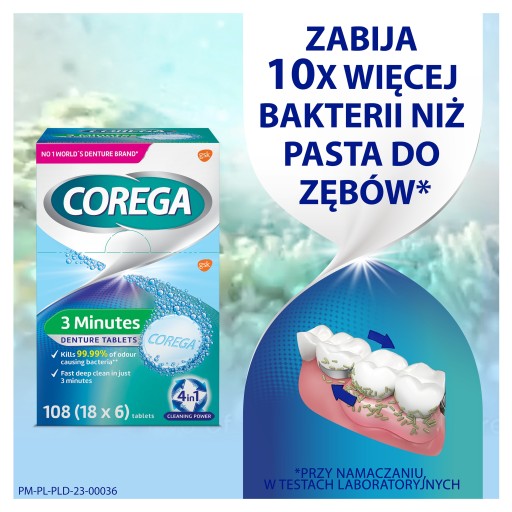 COREGA 3 MINÚTOVÉ TABLETY 6 KS