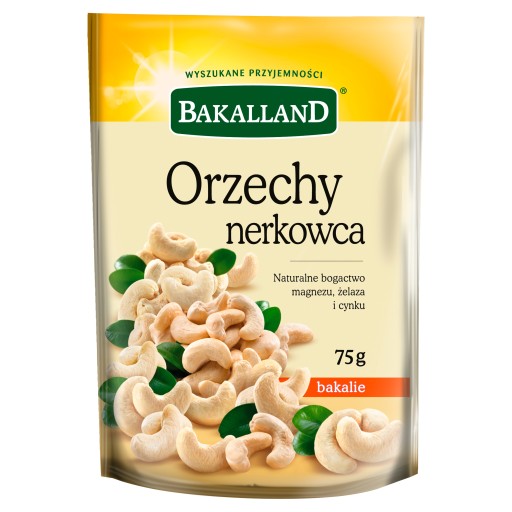 BAKALLAND Kešu orechy lúpané, 75 g