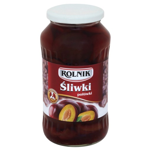 Rolnik Slivkové polovičky kompót na zákusky, koláče 720