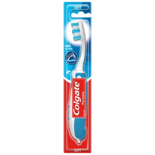 Prenosná cestovná zubná kefka Colgate Soft