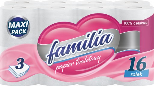 FAMILIA 3-vrstvový toaletný papier 16 roliek