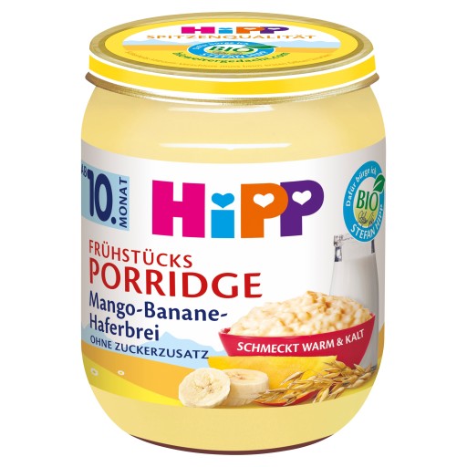 HIPP BIO kaša ovsené mlieko mango banán 10m