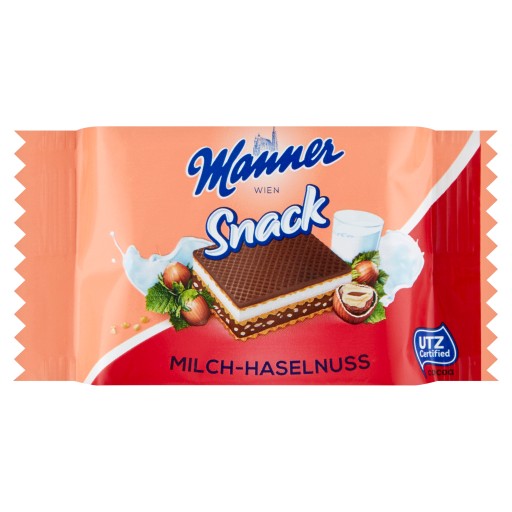 Manner Snack Milch-Haselnuss Schnitte 5 ks 125g