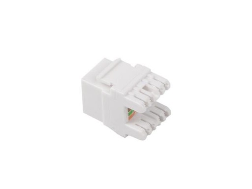 Zásuvka Keystone modulu RJ45-LSA FTP kat.6 90 stupňov
