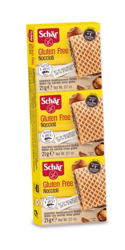 Noccioli - BEZSKLENÉ orechové oblátky. 63 g
