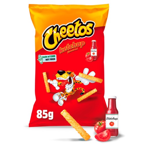 CHEETOS KUKURIČNÉ CHRUVKY S KEČUPOVOU PRÍCHUŤOU 8
