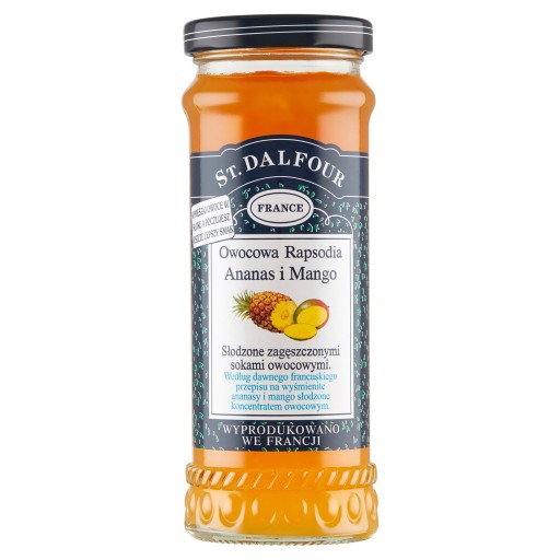 Rapsodia Fruit Džem ananás a mango 284 g ST. DALFOUR