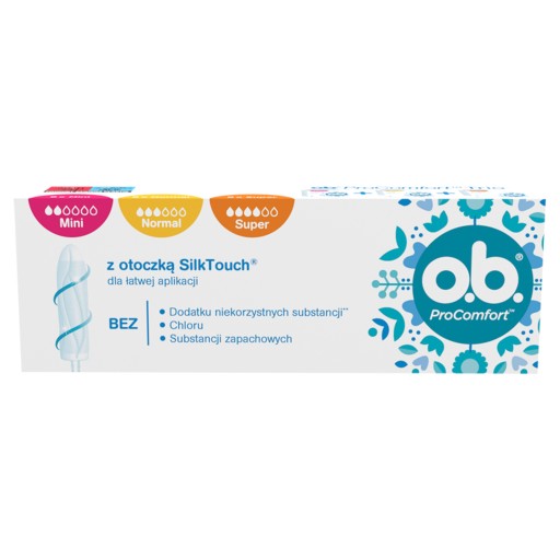 tampóny O.B Trio ProComfort Mini 8 + ProComfort Normal 8 + ProComfort Supe