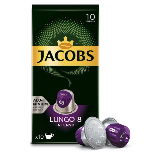 Kapsule pre Nespresso Jacobs Lungo 8 Intenso 10 ks.