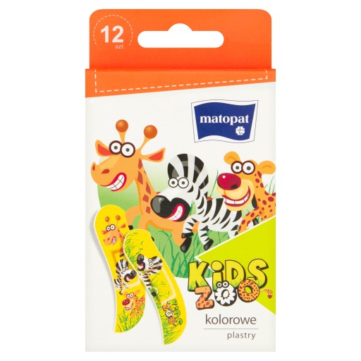 ZÁPLATY plátky pre deti KIDS ZOO bal. 12 ks.
