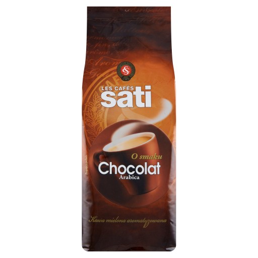 Cafe Sati Chocolat ochutená káva - čokoládová mletá káva 250g