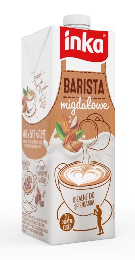 INKA BARISTA MANDLE Rastlinný nápoj BEZ LAKTÓZY BEZ CUKRU 1l