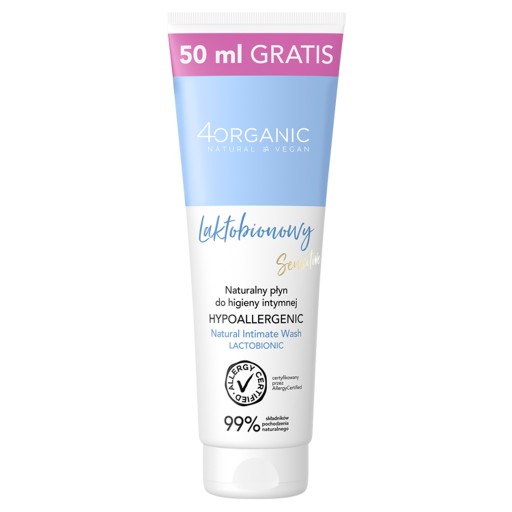 4organická laktobionická tekutina na intímnu hygienu