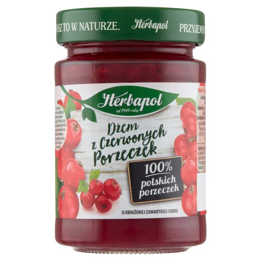 Herbapol džem z červených ríbezlí 280g