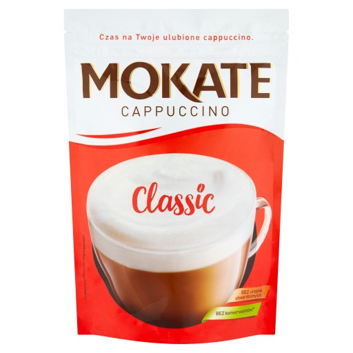 MOKATE káva CAPPUCCINO CLASSIC Fluffy Foam 110G