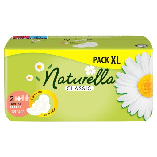 Naturella Classic PACK XL 2 NORMAL 18 ks hrubý s normálnymi krídelkami
