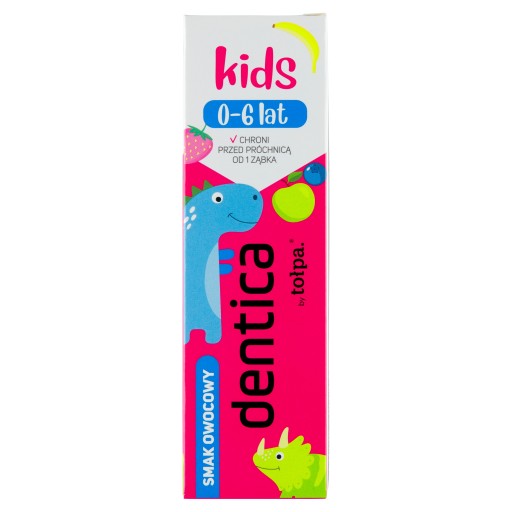 dentica by tołpa KIDS 0-6 ovocná zubná pasta 50 ml