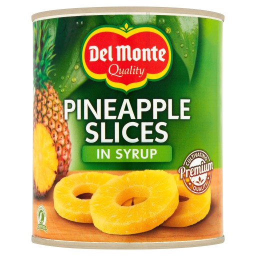 Del Monte Ananásové plátky v sirupe 836 g