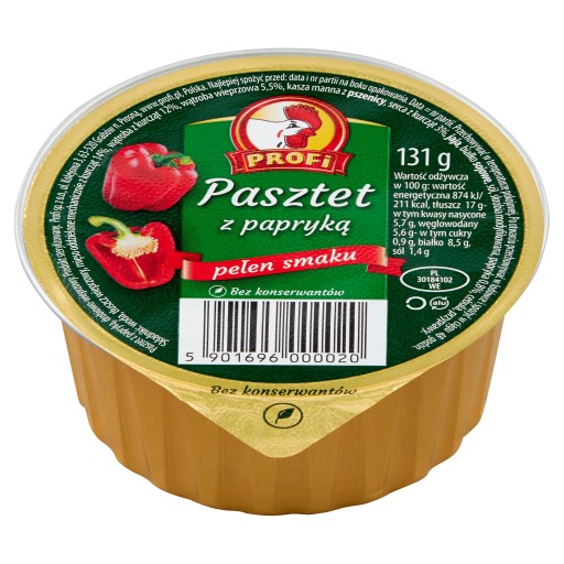 Kuracia paštéta s paprikou Profi 131 g