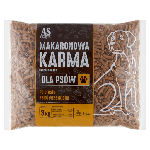 AKO KRMIVO SUCHÉ CESTOVINY BABIČKY 3KG PRE PSOV