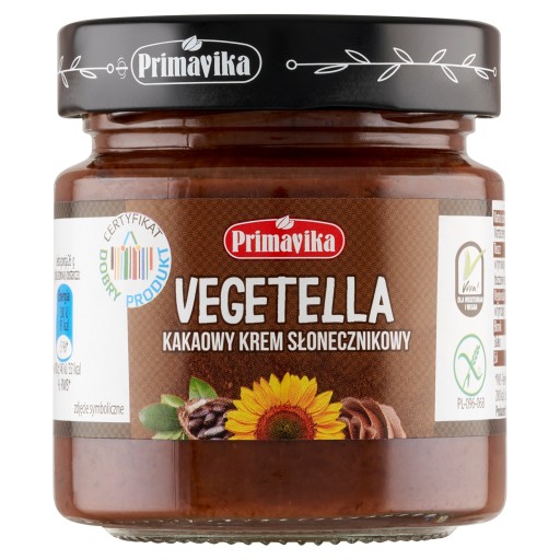 Vegetella - kakaový slnečnicový krém 160g