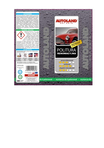 AUTOLAND - Renovačný lak 280ml SUPER SOLID