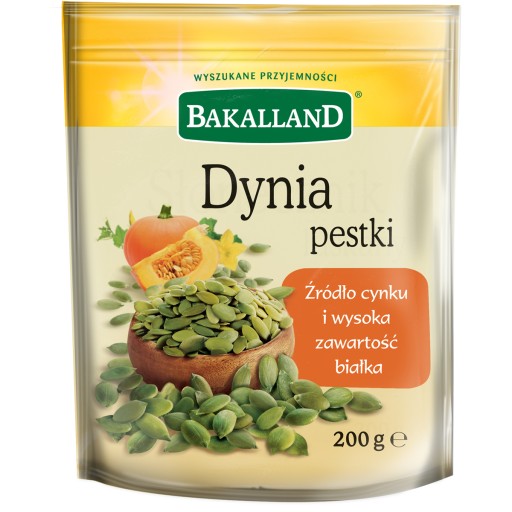 BAKALLAND Tekvicové semienka, lúpané zrná 200 g