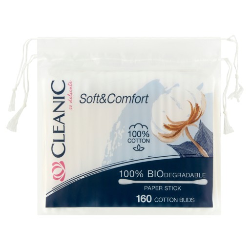 Vatové tyčinky Cleanic Soft&Comfort 160 ks.