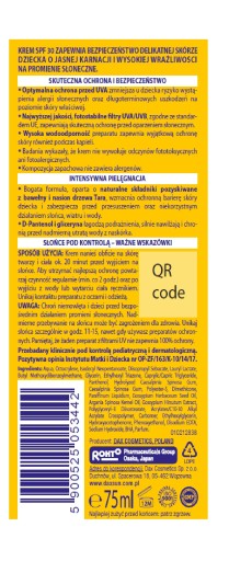 DAX Sun Detský krém vodeodolný 30 SPF 75 ml