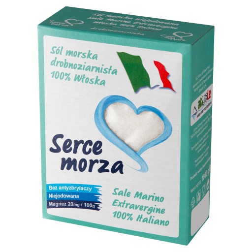 CUOR DI MARE Jemná nejodovaná morská soľ 1 kg