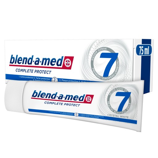 Blend-A-Med Fresh krištáľovo biela pasta 75ML strieborná