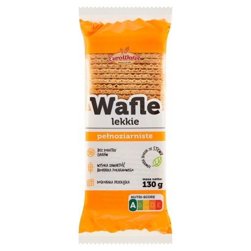Svetlé oblátky 130g, celozrnný Eurowafel
