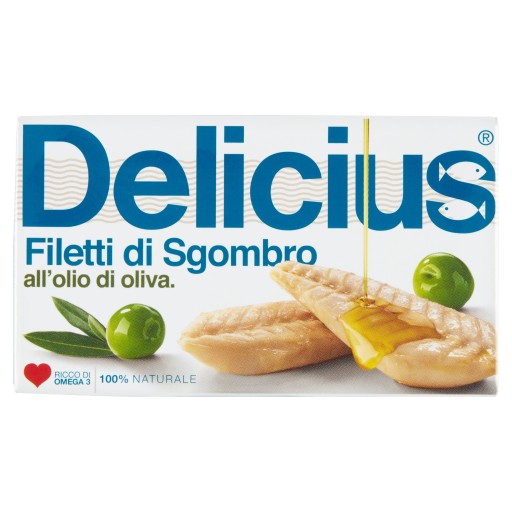 Delicius Filety z makrely v olivovom oleji 125 g