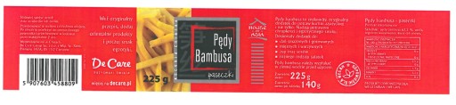 Bambusové výhonky prúžky 225g - House of Asia