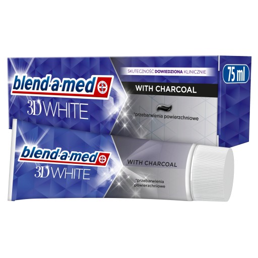 BLENDAMED 3D BIELY 75ML DREVNÉ UHLIE