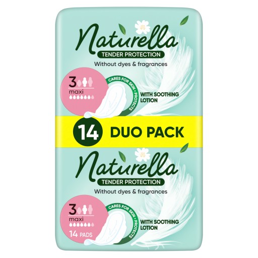 NATURELLA TENDER OCHRANNÉ ULTRA MAXI hygienické vložky 14 KS.