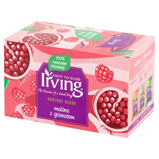 OVOCNÝ ČAJ MALINA A Granátové jablko Irving 20T