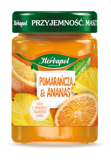 HERBAPOL DŽEM POMARANČOVÝ S ANANÁSOM 280G