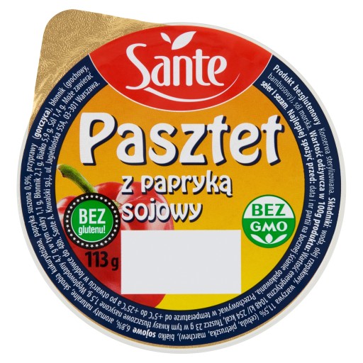 Sante Sójová paštéta s paprikou 113 g