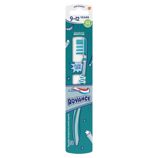 Zubná kefka Aquafresh Advance pre deti 9-12 rokov 1ks (mix farieb