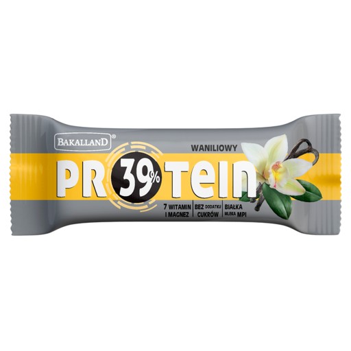 BAKALLAND Vanilková proteínová tyčinka 35g x3