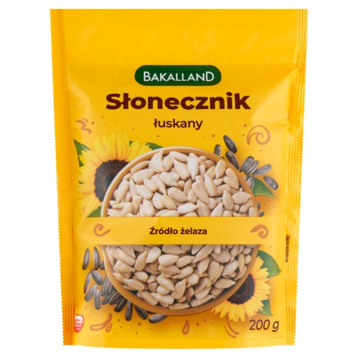BAKALLAND Slnečnicové semienka lúpané 200 g