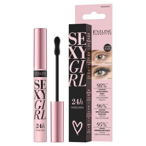 Sexy dievčenská maskara Eveline Cosmetics