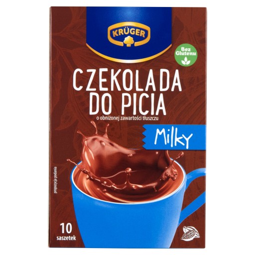 1x 250g KRUGER Mliečna čokoláda na pitie