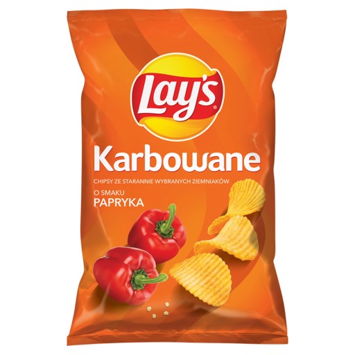 Paprikové lupienky Lay's vlnité 120g